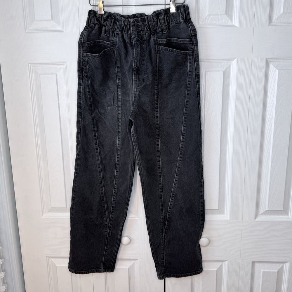 We the Free Powell Pull On Jeans Pants In Gun‎ Metal Gray Size Small